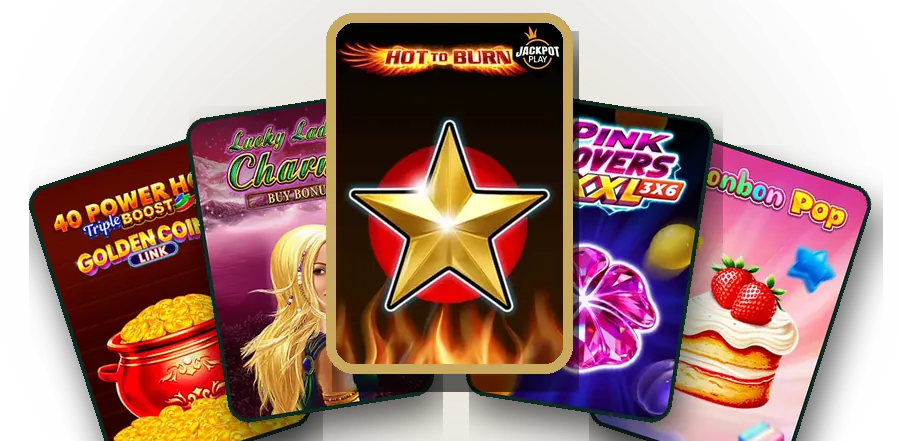 Beliebte Slots bei Casinia – Hot to Burn, Lucky Lady's Charm und mehr